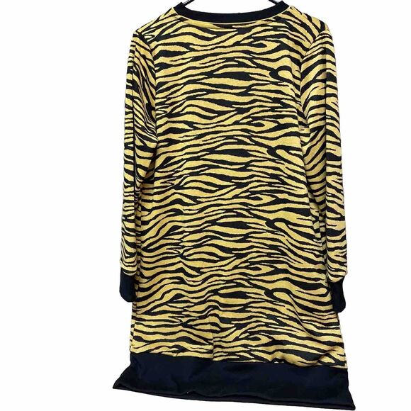 Victor Glemaud sweater tunic top Womens Size Medium Animal Print Long Sleeve - Picture 2 of 4